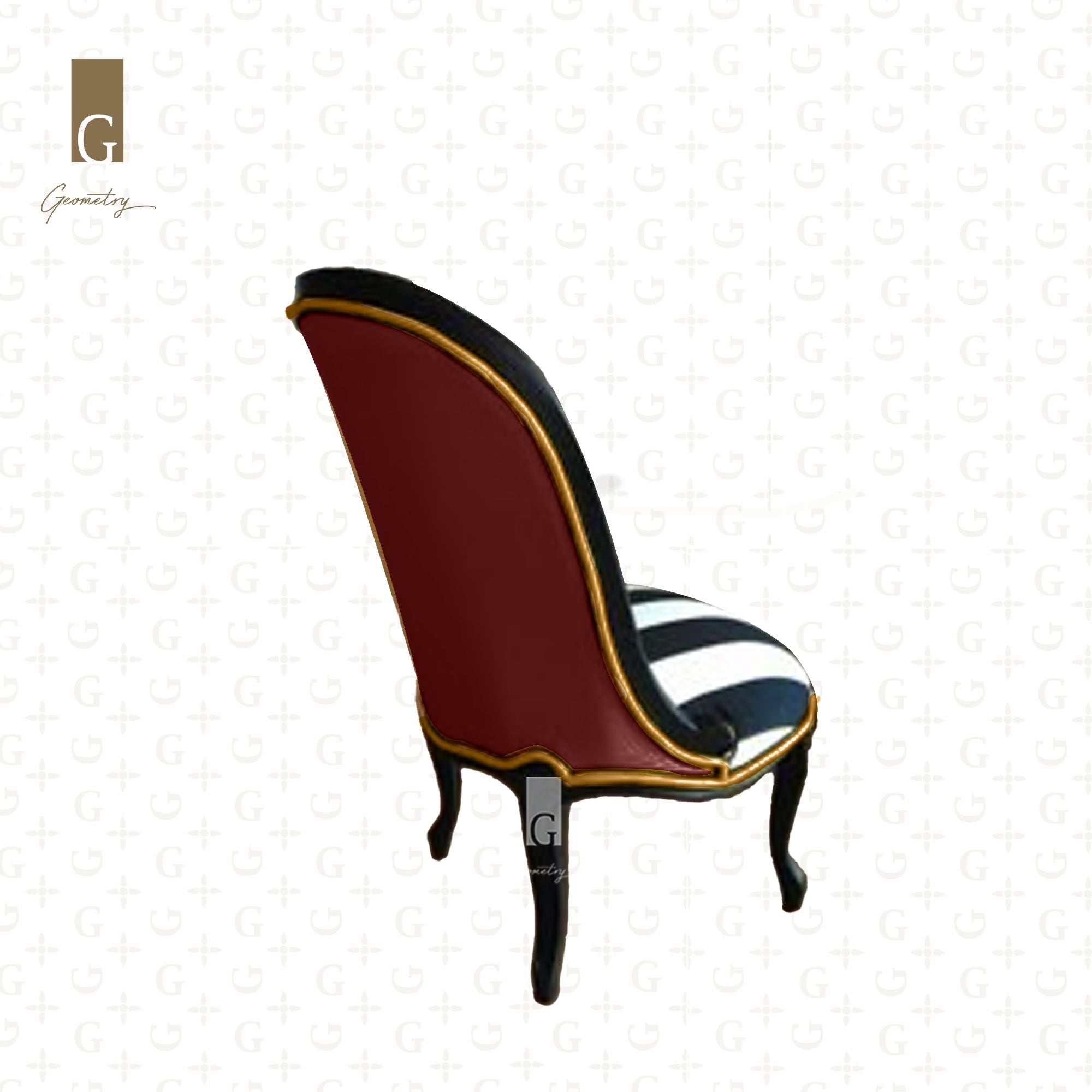 Alpen Stripe Accent Chair