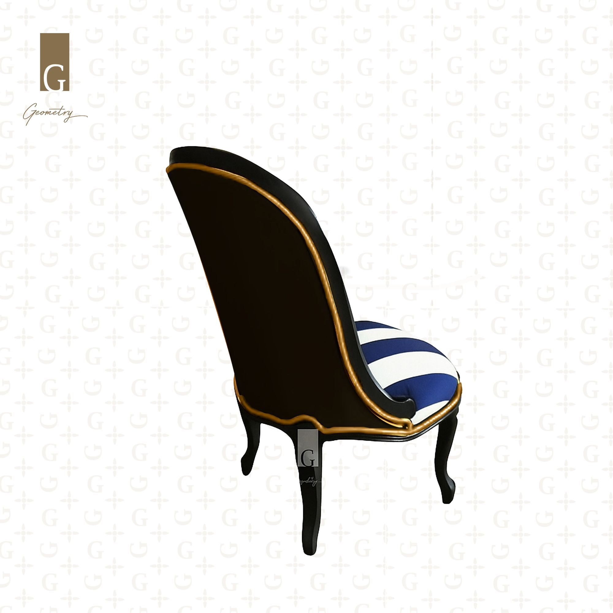 Alpen Stripe Accent Chair