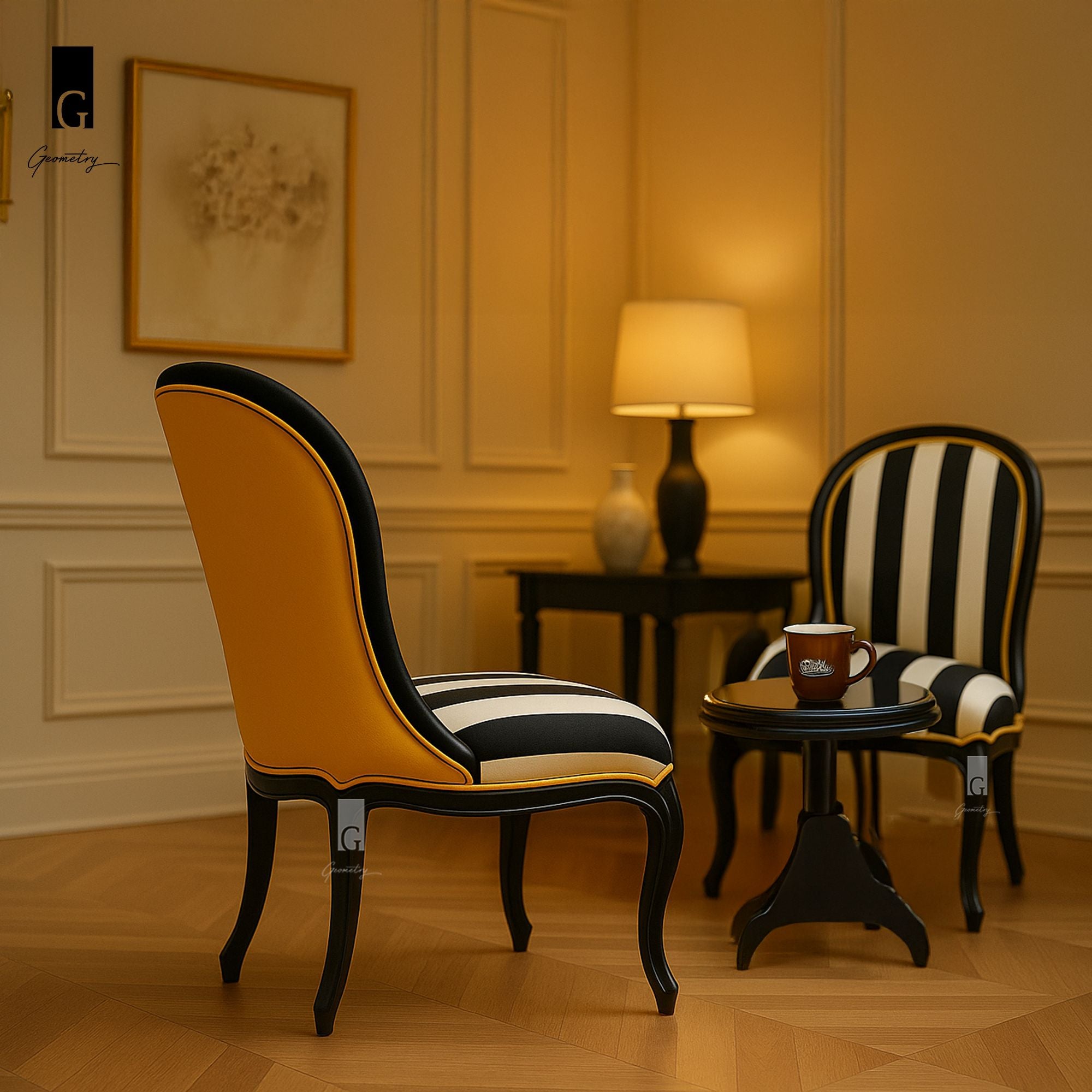 Alpen Stripe Accent Chair