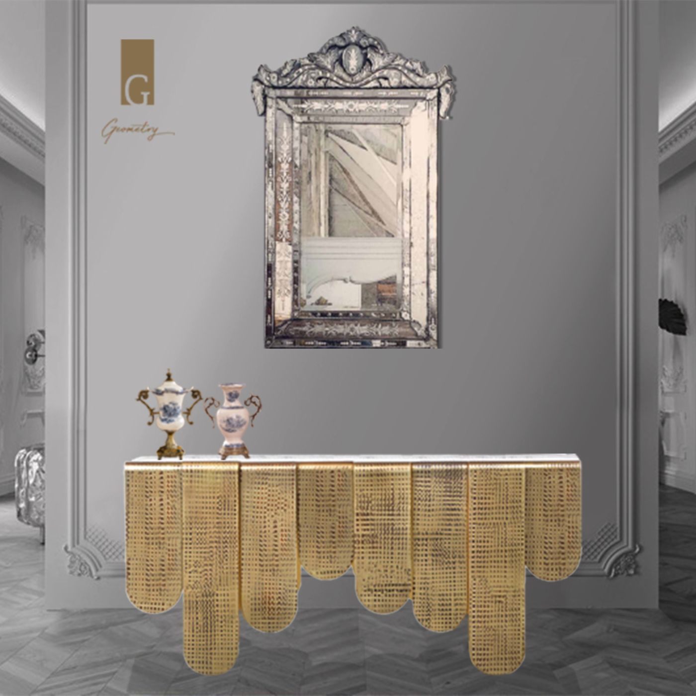 Golden Cascade console