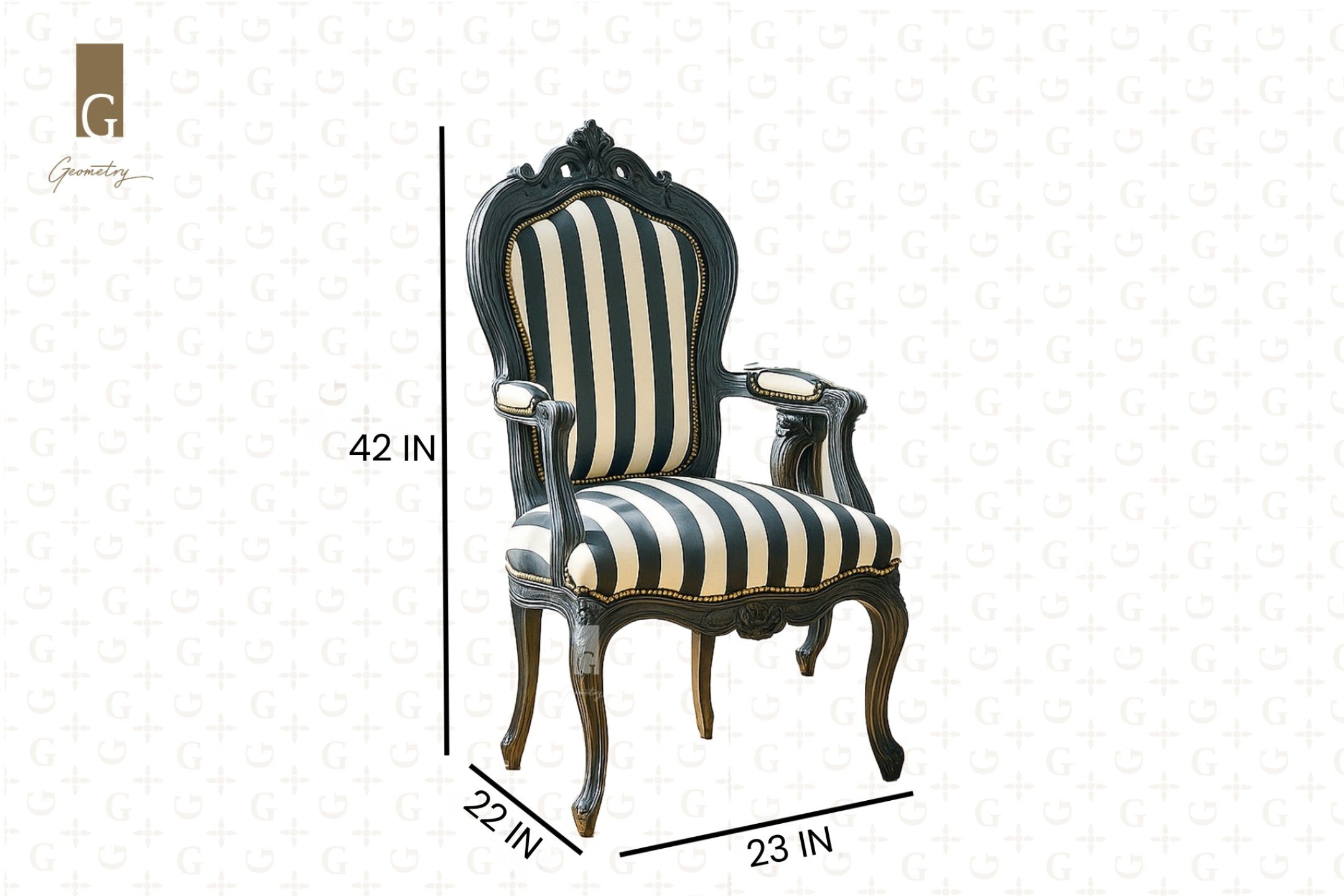 Maison Stripe Armchair
