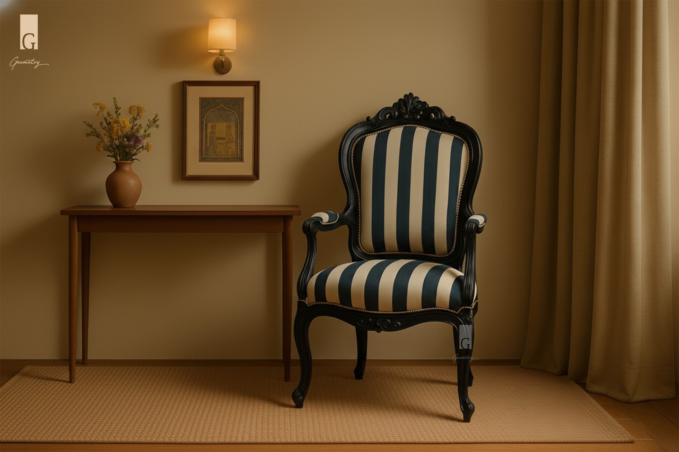 Maison Stripe Armchair