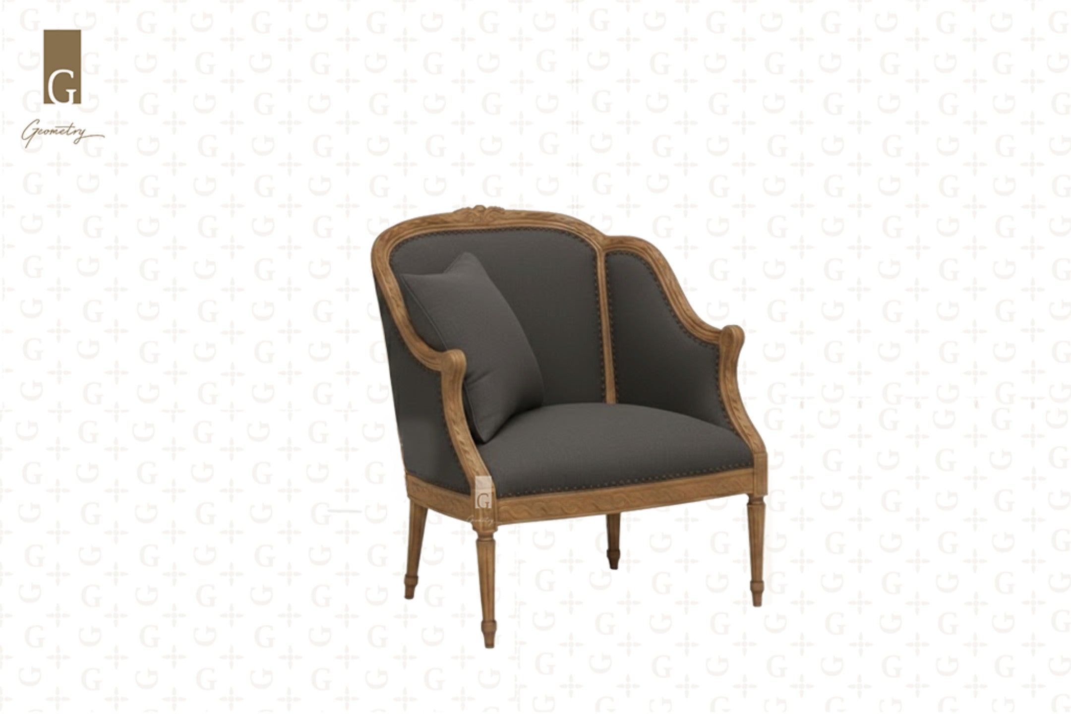 Monarch crest Armchair