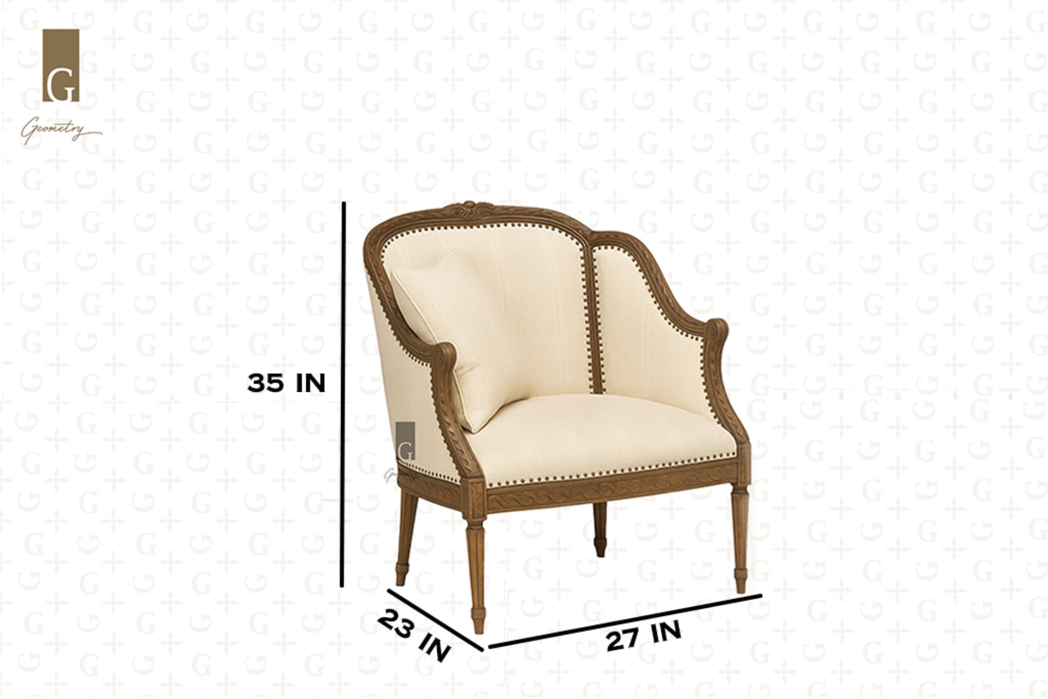 Monarch crest Armchair