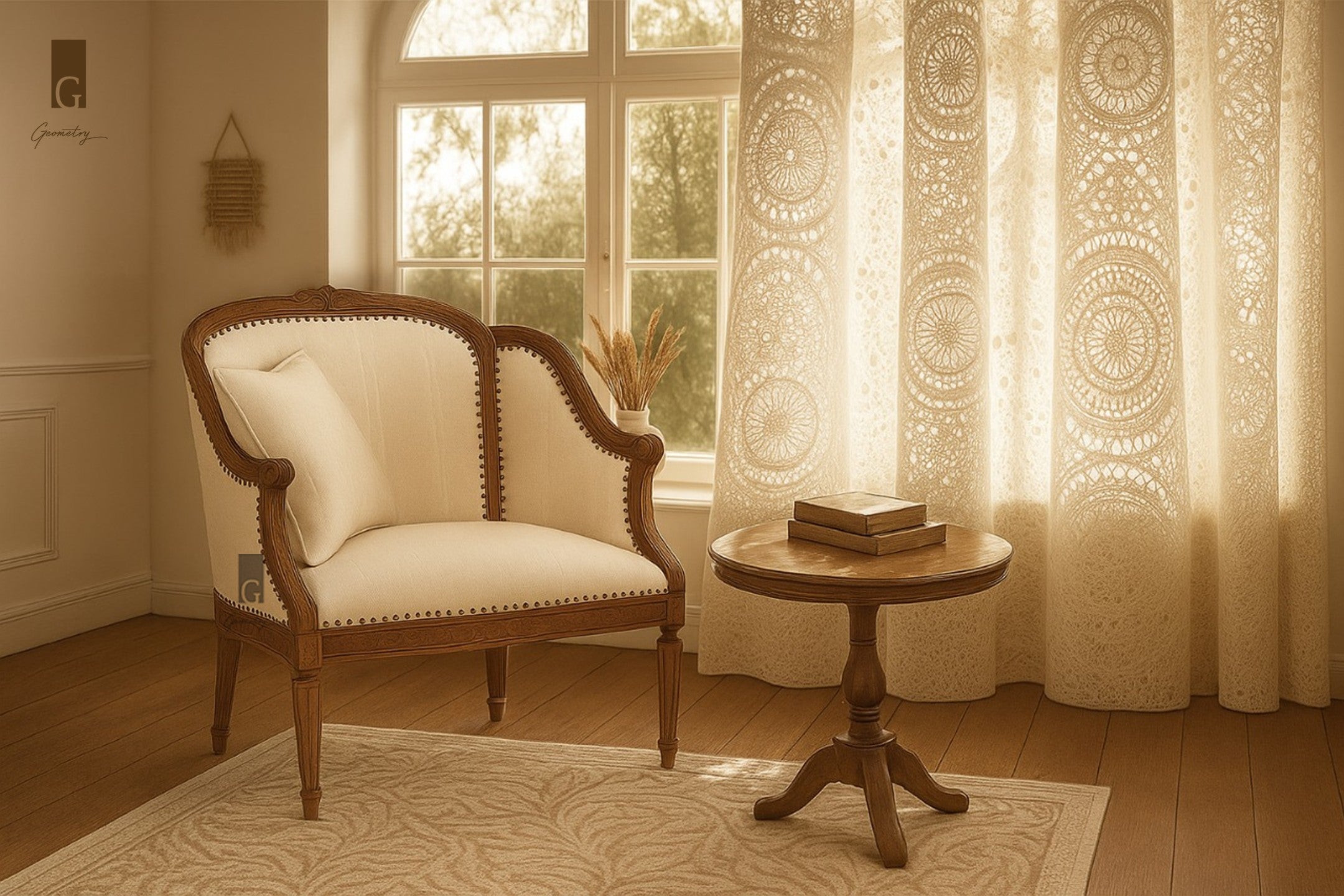 Monarch crest Armchair