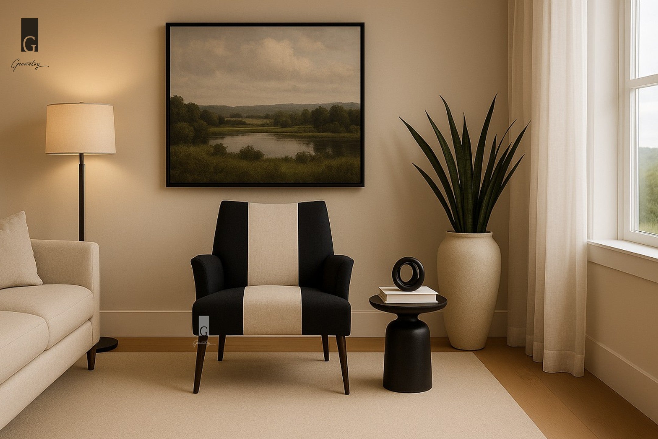 Noho Stripe Armchair