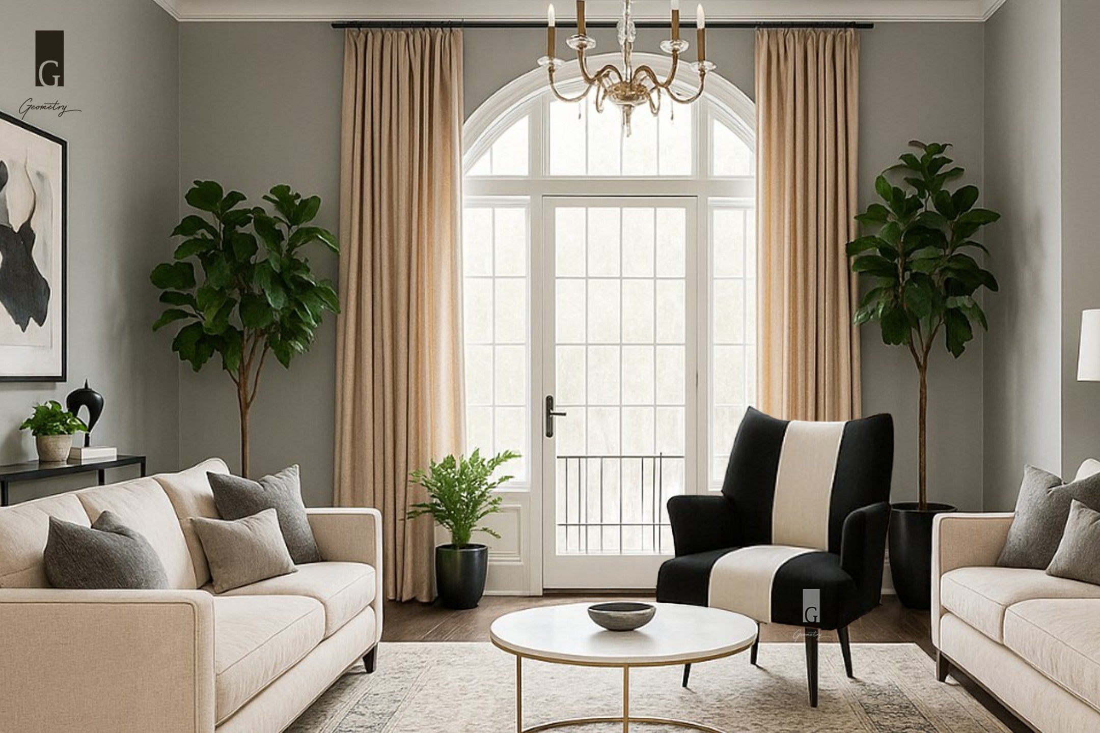 Noho Stripe Armchair