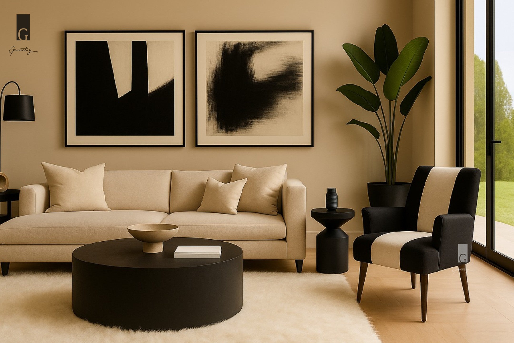 Noho Stripe Armchair