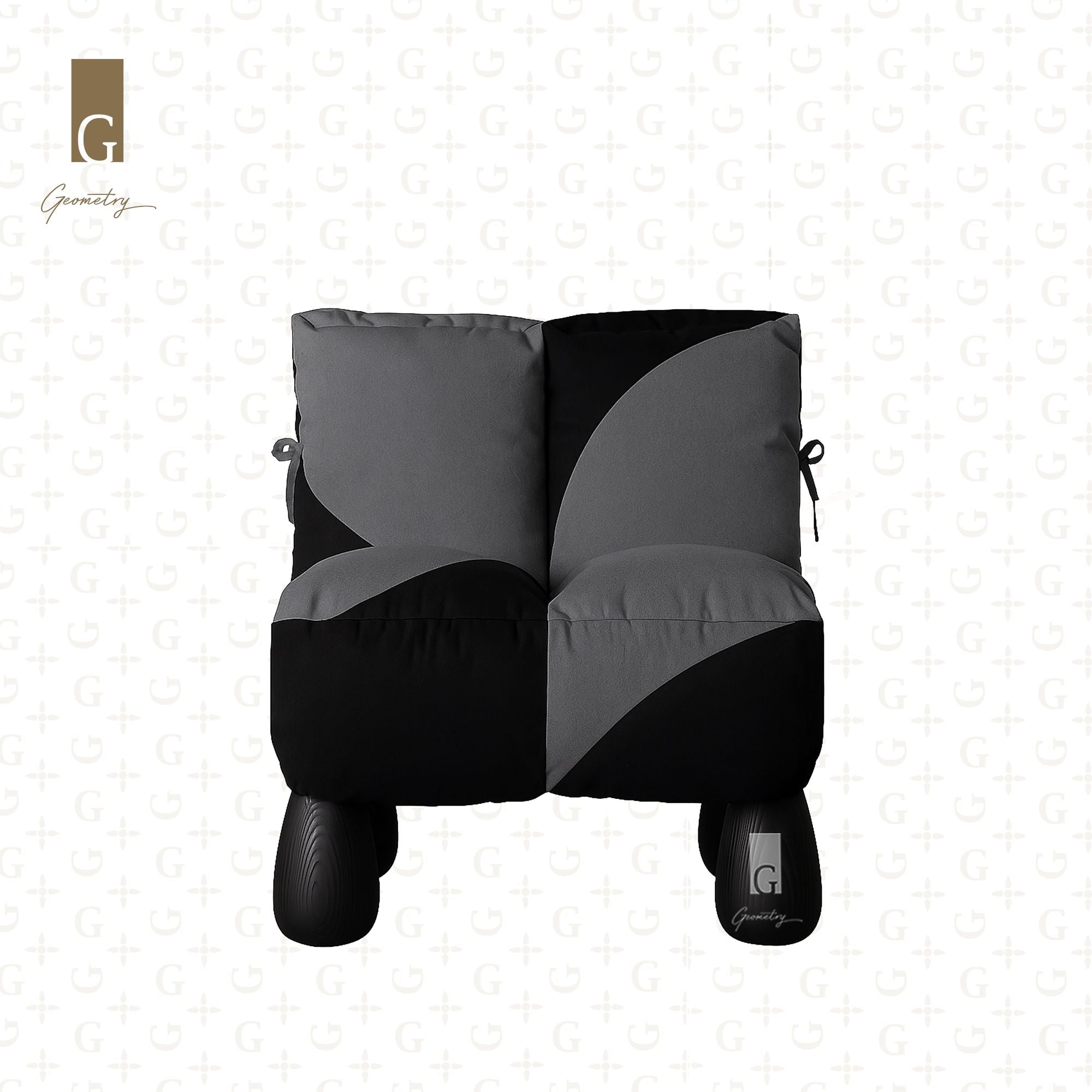 Plush Rush Lounge Accent Chair