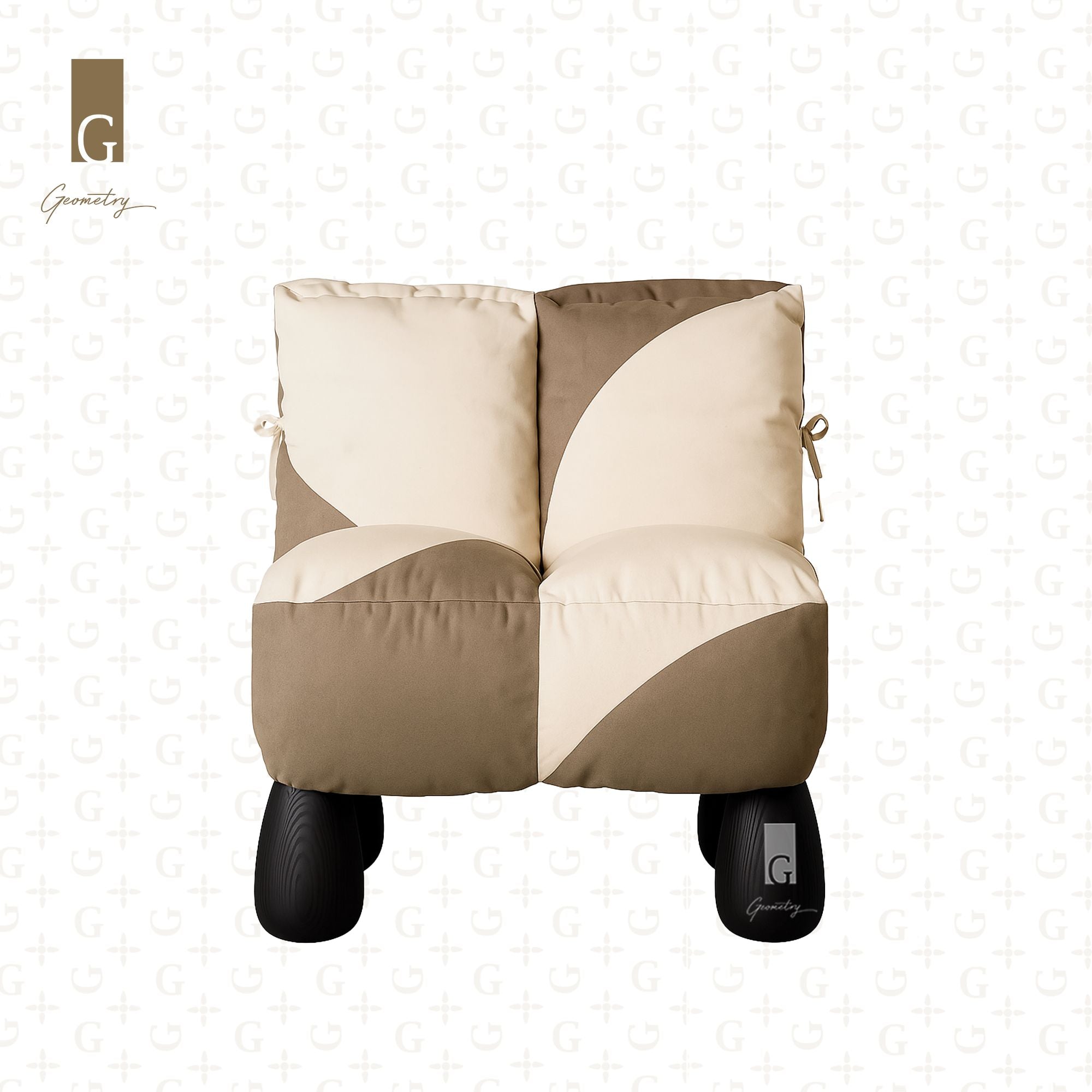 Plush Rush Lounge Accent Chair