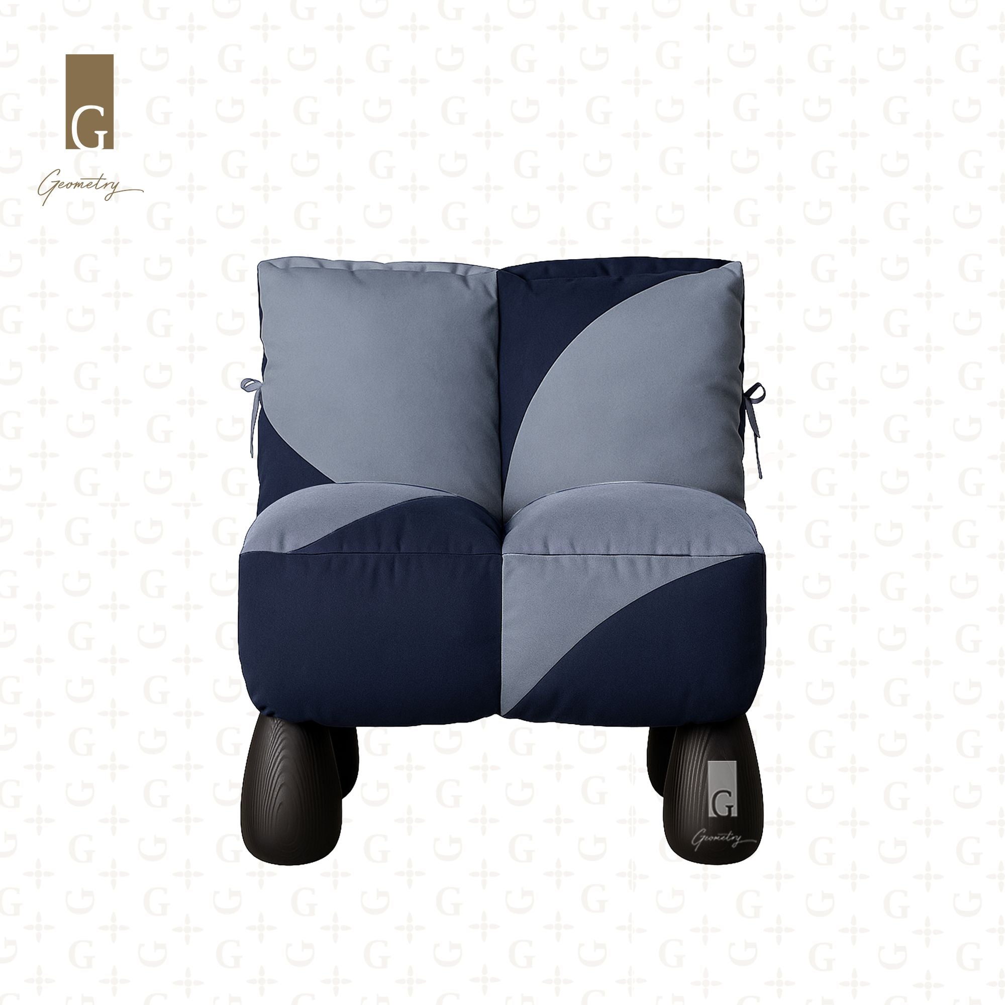 Plush Rush Lounge Accent Chair