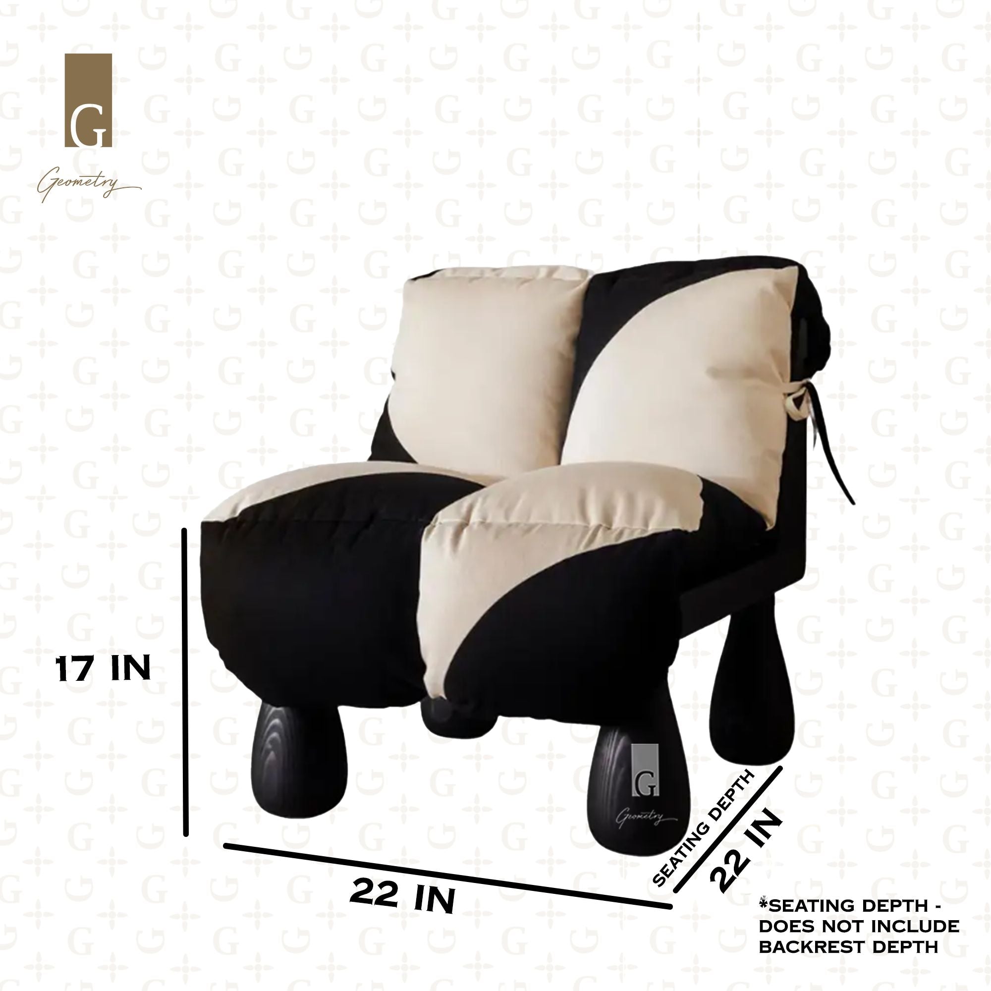 Plush Rush Lounge Accent Chair