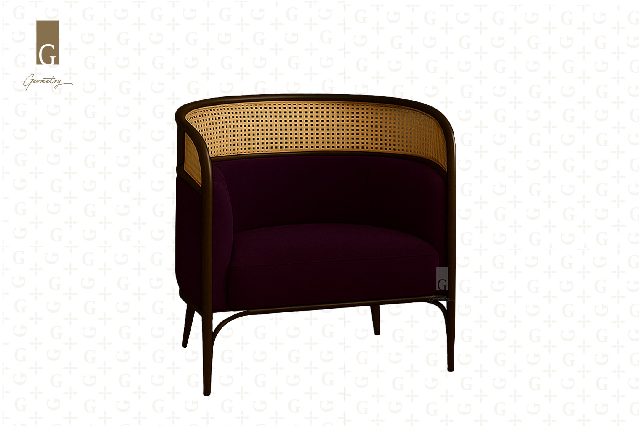 Riviera Cane Accent Chair