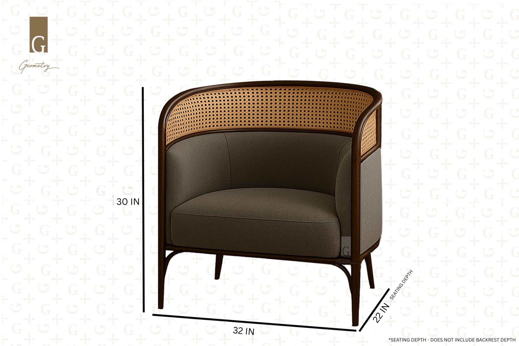 Riviera Cane Accent Chair