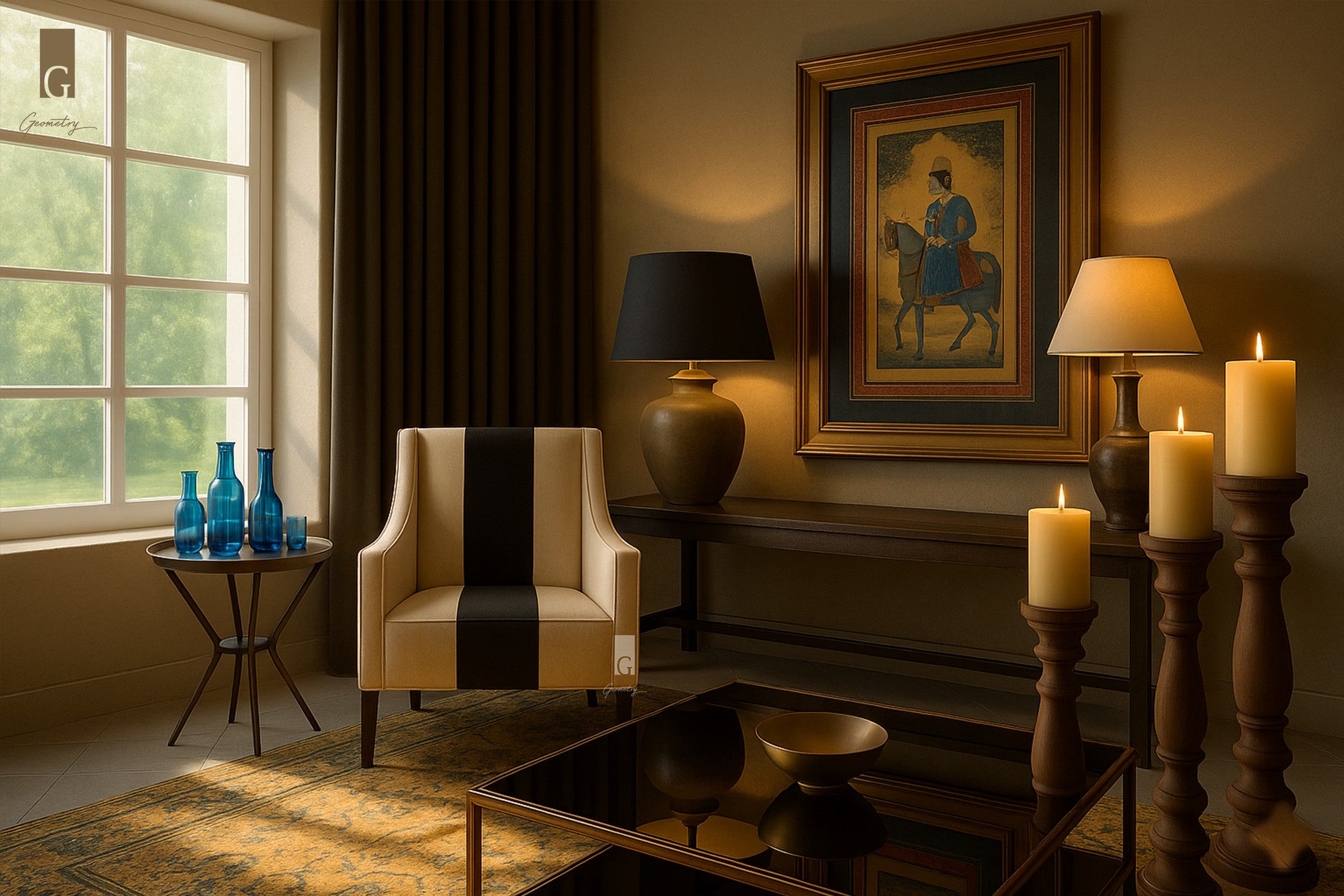 Soho Stripe Armchair