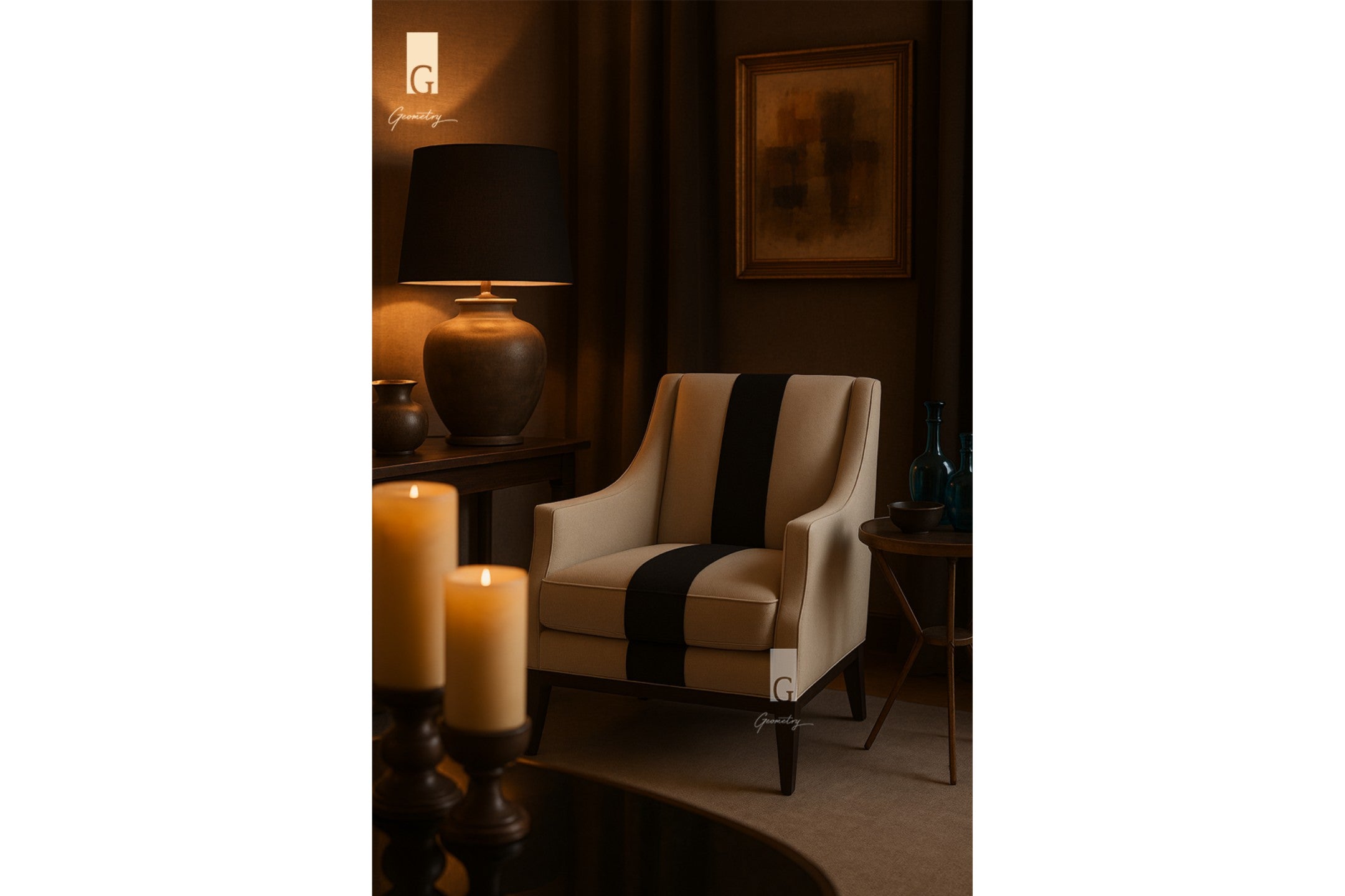 Soho Stripe Armchair